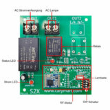 1-Kanal 10A AC Ausgang Funkschalter mit 5000m Reichweite für Außenbeleuchtung (Modell 0020146)