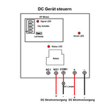 1-Kanal DC 30A 10~80V Potentialfreier Schalter – 5000 m Reichweite bei Fernsteuerung (Modell 0020092)