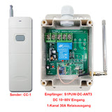 1-Kanal DC 30A 10~80V Potentialfreier Schalter – 5000 m Reichweite bei Fernsteuerung (Modell 0020092)