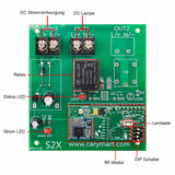1-Kanal DC 6V/9V/12V/24V Fernsteuerschalter mit Reichweite 5000m 10A DC Ausgang (Modell 0020140)