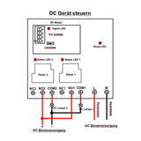 2-Kanal 30A 220V 230V Wasserpumpe Funkfernschalter 5000m Relaisausgang  (Modell 0020107)