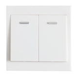 2 Kanäle Funk Wandschalter Set mit 10A AC Ausgang Eingang für lampen (Modell 0020547)