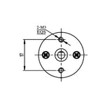 25mm 370-Serie 24V Hochleitung Großdrehmoment Getriebekasten DC Motor (Modell 0041321)