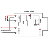 30A Hochleistungs Fernsteuerungsschalter mit 1 Kanal DC Eingang Ausgang (Modell 0020435)
