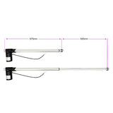 6000N Linearantrieb 500mm Hub Elektrischer Linearaktuator für Industrie (Modell 0041516)
