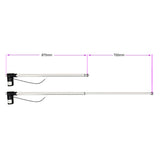 6000N Linearantrieb 700mm Hub Elektrischer Linearaktuator für Industrie (Modell 0041520)