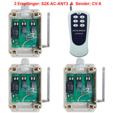 AC 10A Ausgang Fernsteuerungsschalter - Eins 6-Kanal Sender & 3 Empfänger