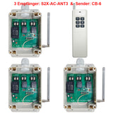 AC 10A Ausgang Fernsteuerungsschalter mit Eins 6-Kanal Sender & Drei Empfänger (Modell 0020728)