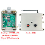 Fernsteuerungsschalter 5km 10A Relaisausgang aktiviert über DC Strom
