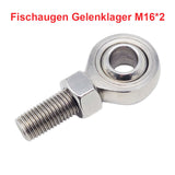 Fischaugen Gelenklager für Linearantriebe zur Verwendung mit Innengewindestecker (Modell 0044108)