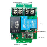 Funkschalter Set 230V AC Ausgang Eingang - Eins 6 Tasten Sender & Sechs Empfänger (Modell 0020739)