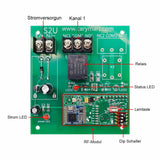 Relais Funkschalter mit 5km Reichweite Potentialfreier Eingang Ausgang (Modell 0020692)