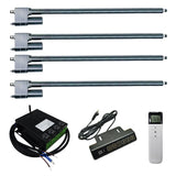 Vier 700MM-1000MM 5000N Linearantriebe Industrie Synchronisierung