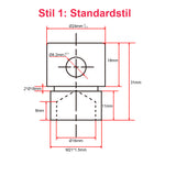 Wasserdicht IP67 Linearantrieb 250mm Hub Geräuscharmer Elektrischer Linearaktuator (Modell 0041937)
