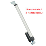 Wasserdicht IP67 Linearantrieb 450mm Hub Geräuscharmer Elektrischer Linearaktuator (Modell 0041941)