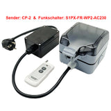 Außensteckdose mit Fernbedienung - EU Stecker & FR IP66 wasserdichte Steckdose