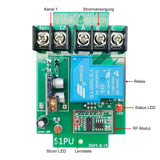 1-Kanal 30A DC 10~80V Funkrelais Empfänger mit Potentialfreier Relaiskontakt (Modell 0020302)