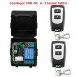 1 Kanal 50m DC 6V/9V/12V/24V Funkschalter mit Verriegelung Modus