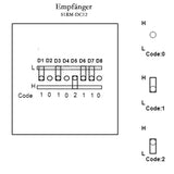 1 Kanal 50m DC Eingang Funkrelais Schalter mit Momentan Modus (Modell 0020065)