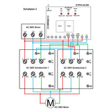 1 Kanal 75~400V Funkempfänger mit 40A AC Ausgang für Motorsteuerung (Modell 0020027)