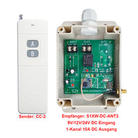 1-Kanal DC 6V/9V/12V/24V Fernsteuerschalter mit 5km 10A DC Ausgang