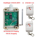 1 Kanal DC 6V/9V/12V/24V Funk Lichtschalter Set für Gleichstrom Lampe