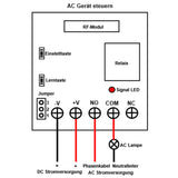 1-Kanal DC 9~24V Verzögerungsschalter mit Zeitverzögerung 0~99 Sekunden (Modell 0020011)