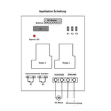 1 Kanal Hochleistungs Funkempfänger für DC 12V 24V Linearantrieb oder Motor (Modell 0020600)