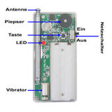 100m Funkempfänger und Sender mit Piepser Vibrationsalarm (Modell 0020163)