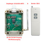 10A 6V/9V/12V/24V 1 Kanal Funkrelais Schalter mit 1000m Fernsteuerung (Modell 0020198)