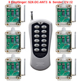 10A DC Ausgang Funkfernschalter Set mit Eins Sender & Sechs Empfänger