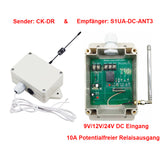 10A Relaisausgang Funkschalter Set Ausgelöst durch Potentialfreie Kontakt