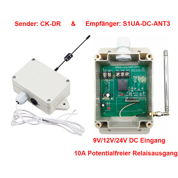 10A Relaisausgang Funkschalter Set Ausgelöst durch Potentialfreie Kontakt
