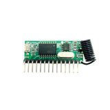 12-Kanal 5V DC Hochpegelausgang ASK/OOK Empfängermodul mit Decoder (Modell 0020245)