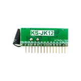12-Kanal 5V DC Hochpegelausgang ASK/OOK Empfängermodul mit Decoder (Modell 0020245)