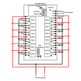 12-Kanal DC 9~28V Fernsteuerungsset mit Potentialfreier Ausgang für Beleuchtung Außenbereich (Modell 0020033)