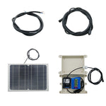 12V/5600mAh Lithiumbatterie Solarpanel Kit / Solarstromsystem