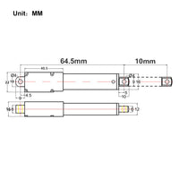 188N 10mm Kurzhub Linearantrieb Micro Elektrischer Linearaktuator (Modell 0041641)