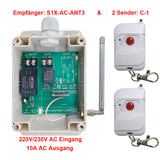 Funk Lichtschalter 1 Kanal 10A AC Ausgang für AC Lampen Smart Home