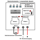 Fernschalter mit Zeitverzögerung für Linearantrieb & Gleichstrommotor Motorsteuerung (Modell 0020088)