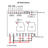380V Drei-Phasen Funkfernsteuerung Set für AC Motor mit 500m Reichweite (Modell 0020080)