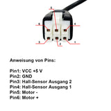 Zwei 3500N Elektrische Linearantriebe Wasserdicht Linearaktoren Synchronisierung (Modell 0043065)