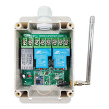 2-Kanal 30A 220V 230V Wasserpumpe Funkfernschalter 5000m Relaisausgang  (Modell 0020107)
