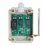 2-Kanal 5km Funk Empfänger mit 10A AC Ausgang für Beleuchtungsgeräte