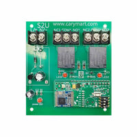 2-Kanal 5km Funkschalter Potentialfreier Kontakt - DC 6V/9V/12V/24V 10A Relaisausgang (Modell 0020687)