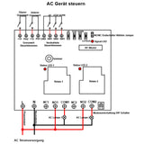 2-Kanal AC 100~450V Funkempfänger mit 30A Hohe Leistung Relaisausgang (Modell 0020079)