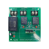 2-Kanal AC 220V/230V Funk Lichtschalter Set - 10A AC Ausgang für Lampe (Modell 0020396)