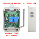2-Kanal Fernsteuerung mit Empfänger 10~80V DC Ausgang für DC Geräte