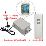 2-Kanal Fernsteuerung mit Empfänger 10~80V DC Ausgang für DC Geräte