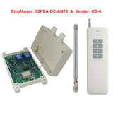 2 Kanäle 1000m Reichweite Schalter mit Zeitschaltuhr - DC 9V/12V/24V Eingang